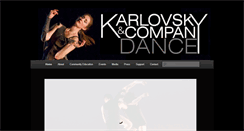 Desktop Screenshot of karlovskydance.org